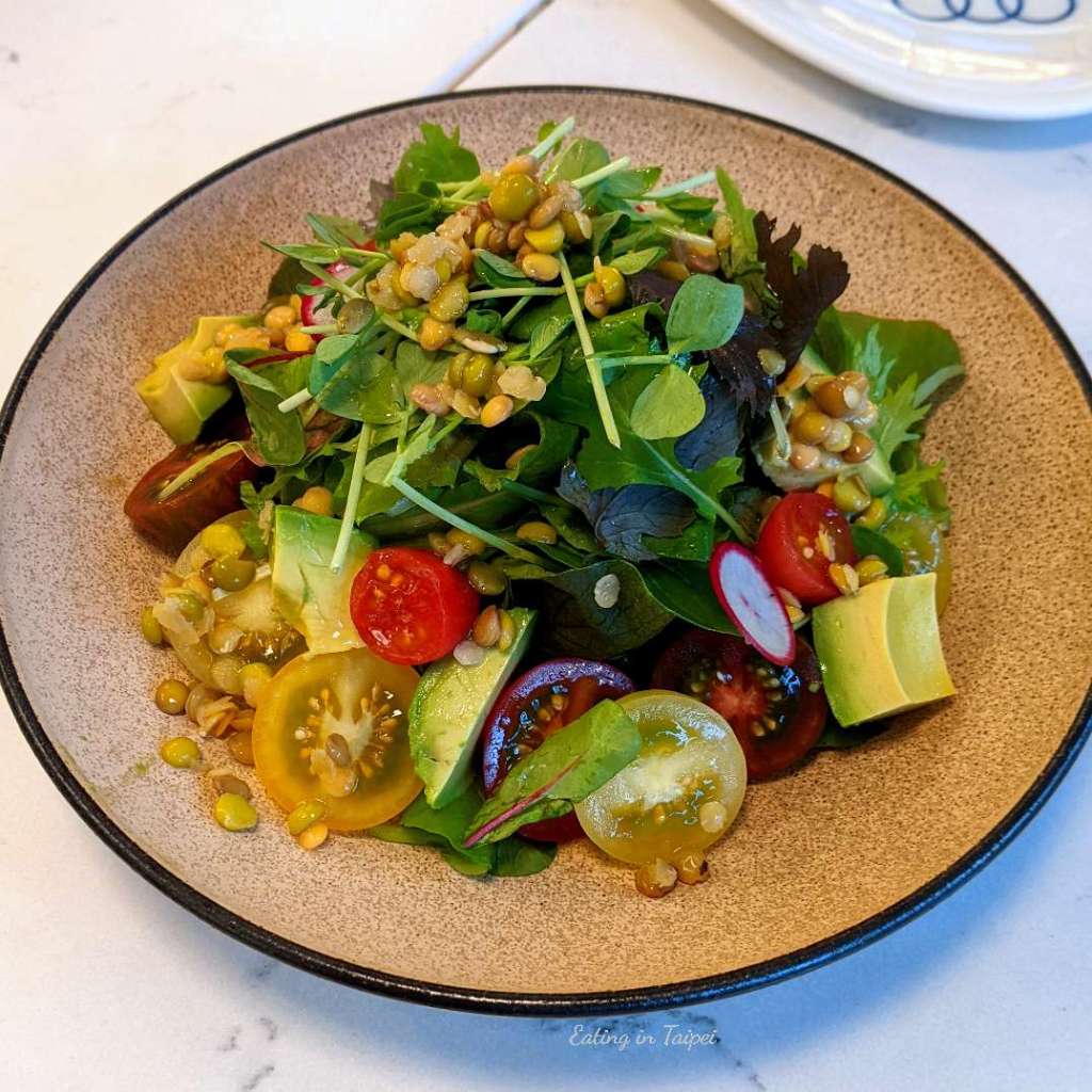 Little tree food avocado tomato salad