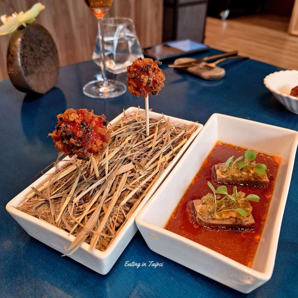 Silks Place Tainan Infinity spicy beef tongue sugar coated mullet roe