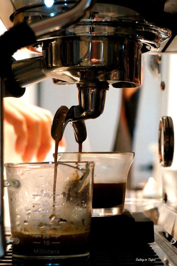 TERRA by the Sea making coffee